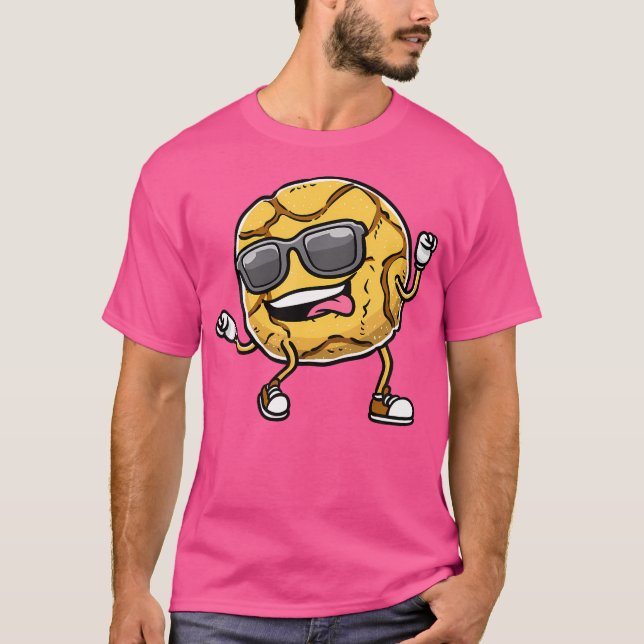 Camiseta Biscoito Dançante Ginger Snap Com Óculos De Sol (Frente)