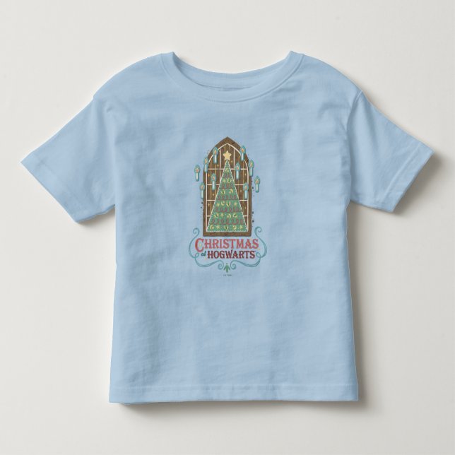 Camiseta Biscoito Gráfico de NATAL em HOGWARTS™ (Frente)