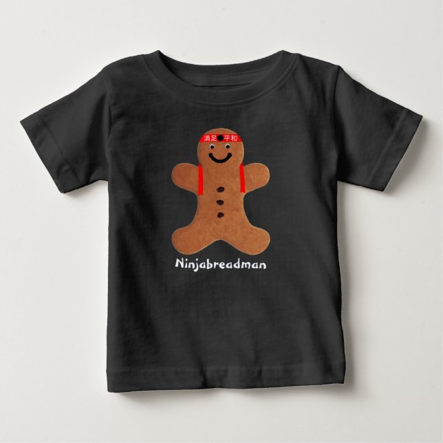 Camiseta Biscoito ninjabreadman (Frente)
