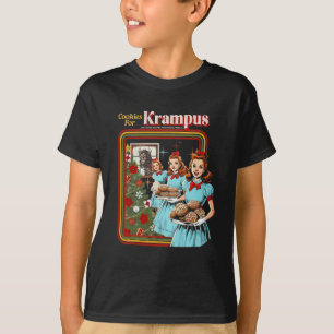 Camiseta Biscoito Para O Natal De Krampus