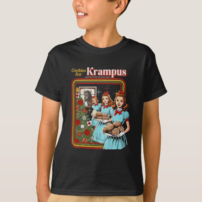 Camiseta Biscoito Para O Natal De Krampus (Frente)