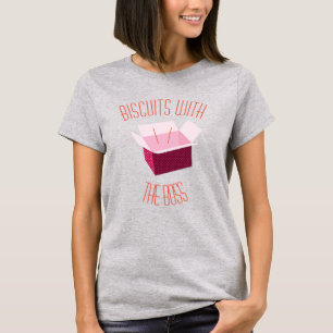 Camiseta Biscoitos com o chefe
