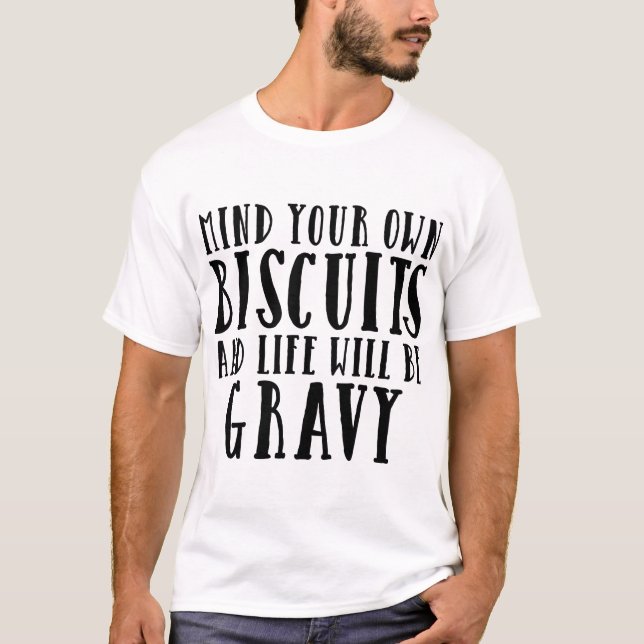 Camiseta Biscoitos Comida Engraçado Humor Sarcasmo (Frente)