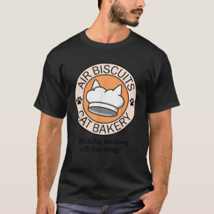Camiseta Biscoitos de gatinho de ar, padaria de gato, camis