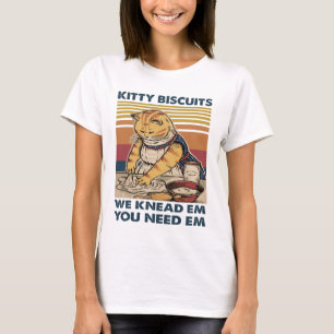 Camiseta Biscoitos de Gatinho de gato nós nos ajoelhamos v