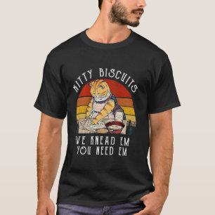 Camiseta Biscoitos de Gatinho Fofo Feminino Nós Amassamos V