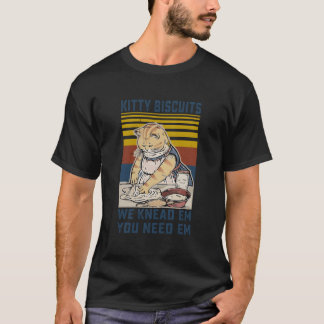 Camiseta Biscoitos de Gatinho Nós Amassamos Você Precisa De