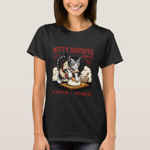 Camiseta Biscoitos de Gatinho Nós Amassamos Você Precisa De