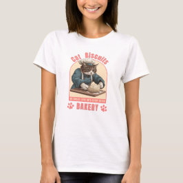 Camiseta Biscoitos de gato, panificação de Gatinho
