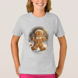Camiseta Biscoitos de Gengibre Homens Natal Caprichoso