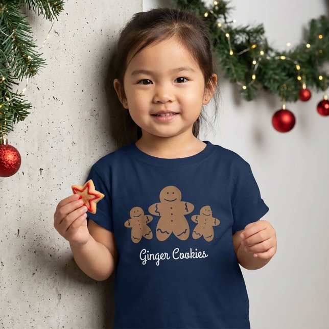 Camiseta Biscoitos de Gengibre Natal (Criador carregado)