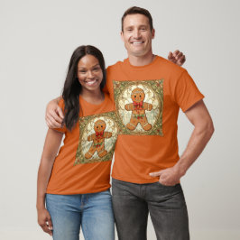 Camiseta Biscoitos de Gengibre Natal Festivo