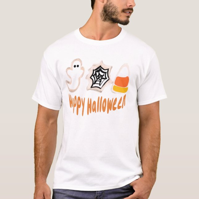 Camiseta Biscoitos de Halloween Assados (Frente)