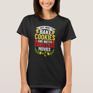 Camiseta Biscoitos De Natal Assando Biscoitos Feriado Padei