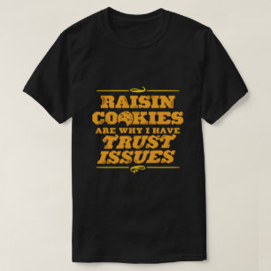 Camiseta biscoitos de passa