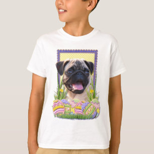 Camiseta Biscoitos do ovo da páscoa - Pug