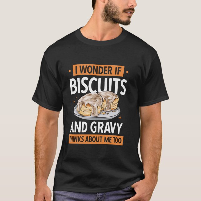 Camiseta Biscoitos E Biscoitos Do Café Da Manhã De Comida E (Frente)