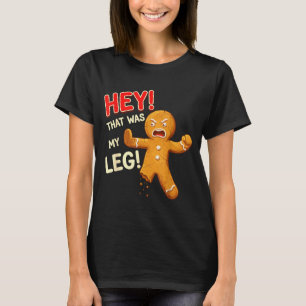 Camiseta Biscoitos Engraçados de Homem de Gengibre Que Era 