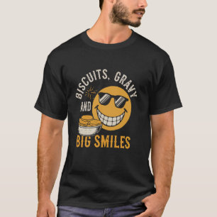 Camiseta Biscoitos, Gravidez e Comida de conforto de grande