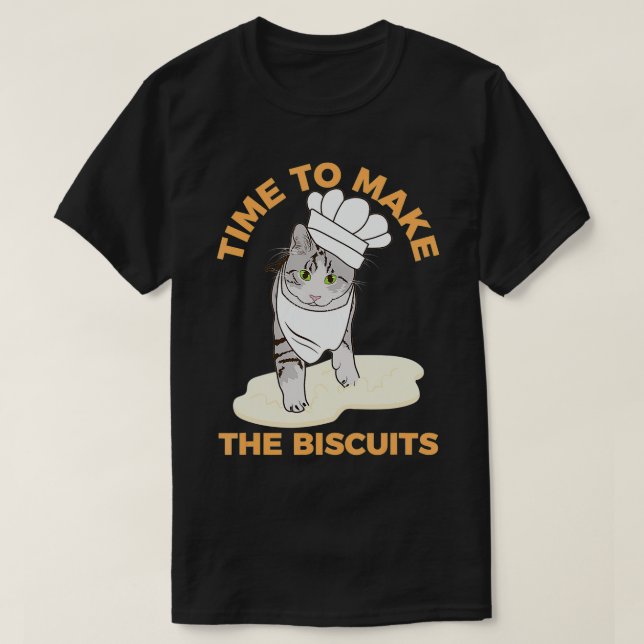Camiseta Biscoitos linchados, Fazer de Knead. (Frente do Design)