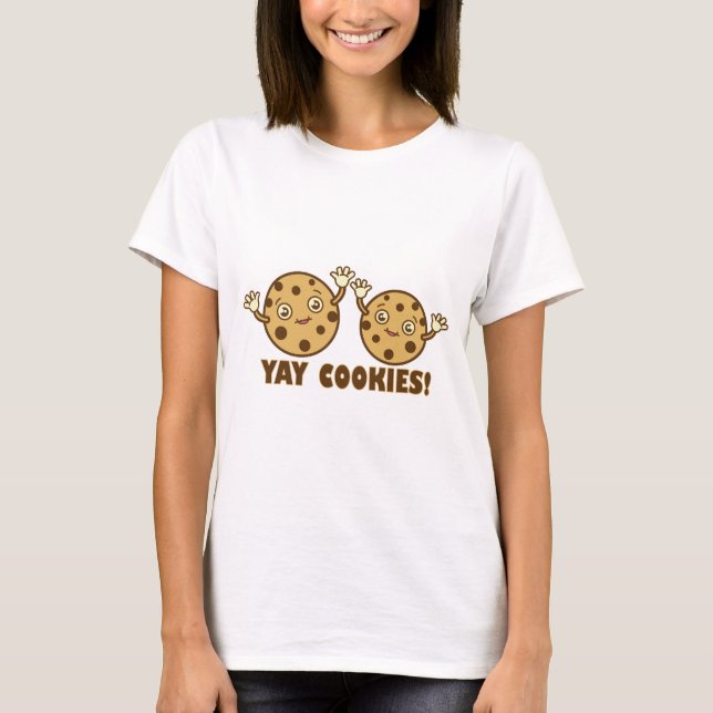 Camiseta Biscoitos, Yay (Frente)