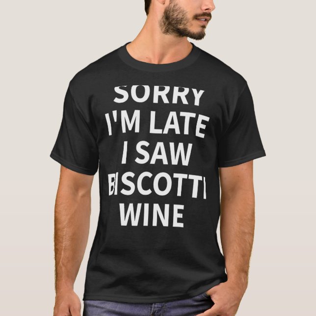 Camiseta Biscotti Wine Roupa Design (Frente)