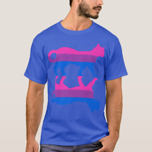 Camiseta Biseusia Bandeira Animal Cat Human Rights Lgbt Bis