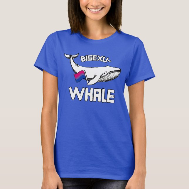 Camiseta Bisexu-baleia Bisexuwhale (Frente)