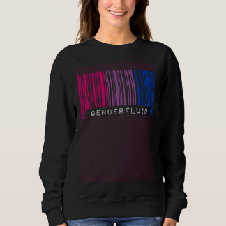 Camiseta Bisexual Barcode Pride Genderfluid Queer Aesthetic