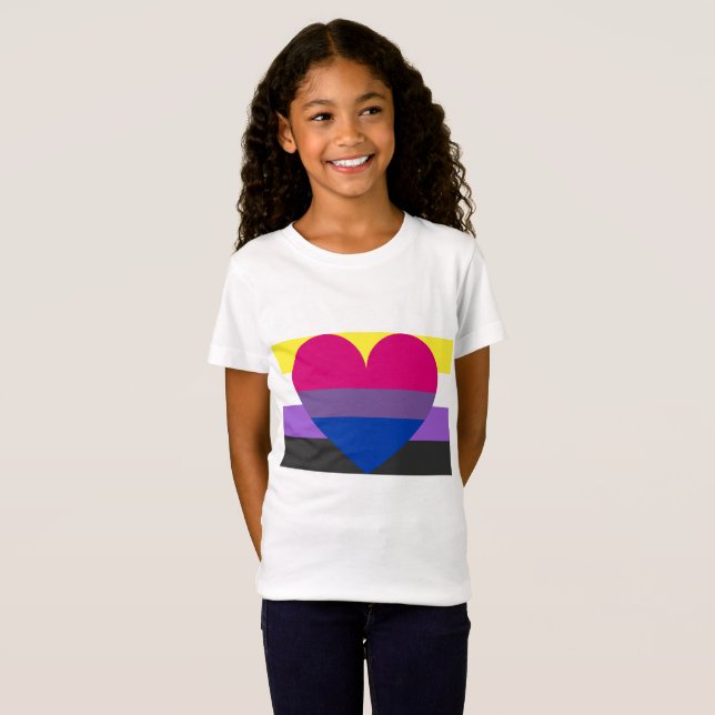 Camiseta Bisexual de Nonbinary (Frente Completa)