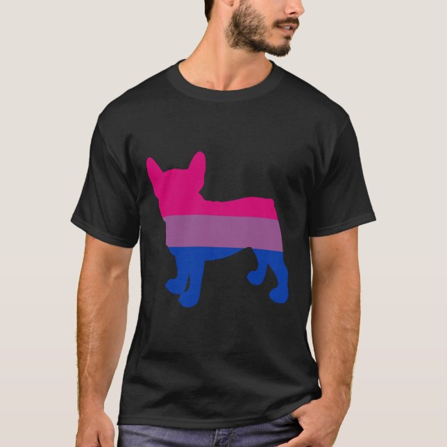 Camiseta Bisexual French Bulldog Bisex Frenchie (Frente)