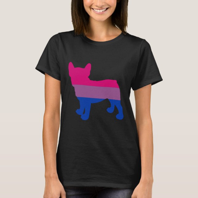 Camiseta Bisexual French Bulldog Bisex Frenchie (Frente)