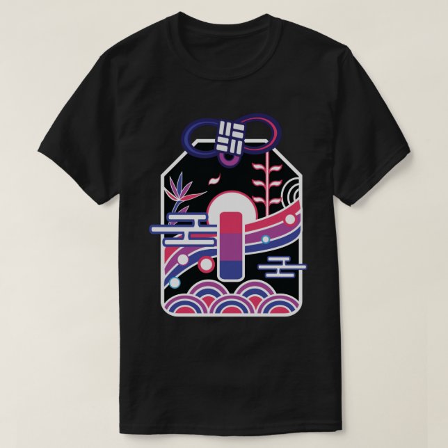 Camiseta Bisexual Omamori (Frente do Design)