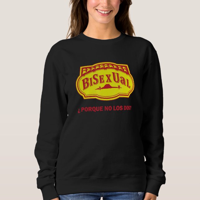 Camiseta Bisexual - Porque Não Los Dos (Frente)