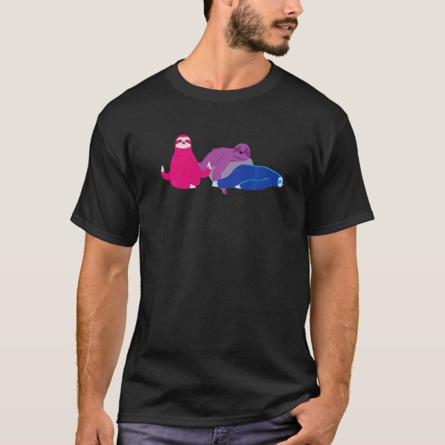 Camiseta Bisexual Sloth Bisexual   (Frente)
