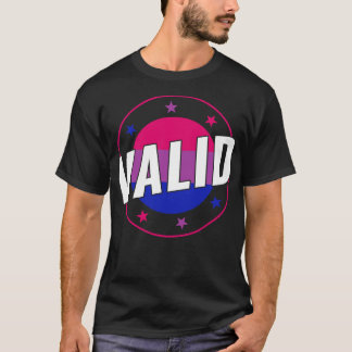 Camiseta Bisexualidade Funny Válida Bi Pride Bissexualidade
