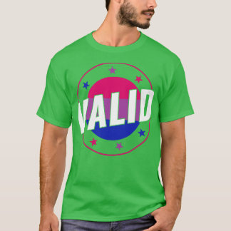Camiseta Bisexualidade Funny Válida Bi Pride Bissexualidade