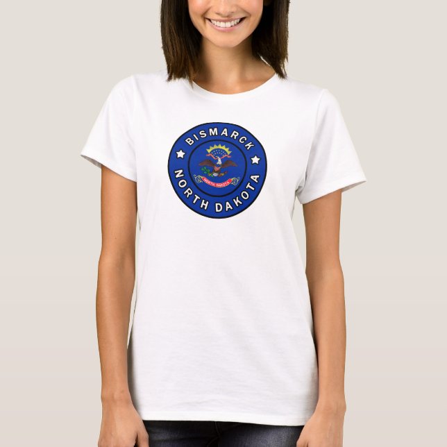 Camiseta Bismarck North Dakota (Frente)