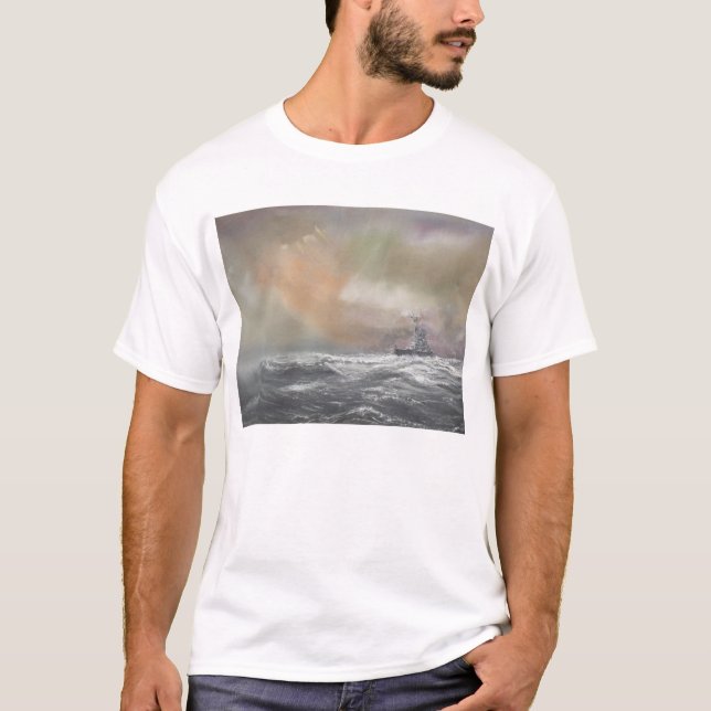 Camiseta Bismarck sinaliza Prinz Eugen 0959hrs o 24 de maio (Frente)