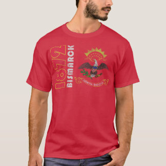 Camiseta Bismark North Dakota Vintage