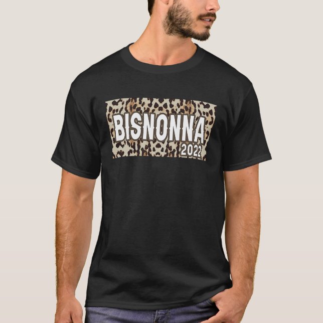 Camiseta Bisnonna 2022 Anúncio do Excelente italiano Avó L (Frente)