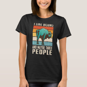 Camiseta Bison Bisons Buffalo Bull