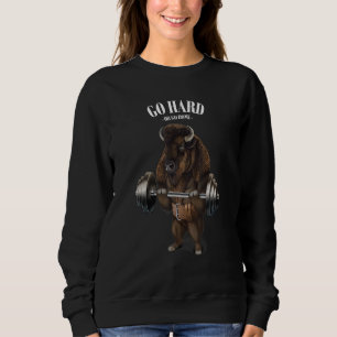 Camiseta Bison Buffalo Bull Pesar Na Malhação Gym 1