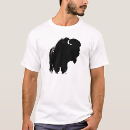Camiseta Bison Buffalo, Pop de Arte Negra