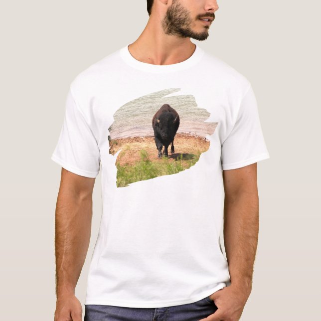 Camiseta Bison Na Água (Frente)