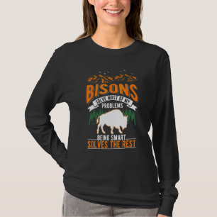 Camiseta Bisons Resolvem A Maioria Dos Meus Problemas Buffa