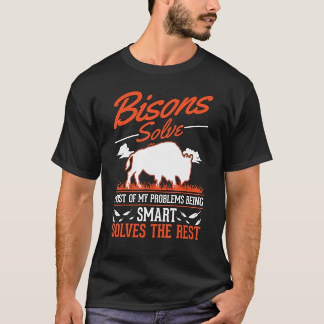 Camiseta Bisons Resolvem A Maioria Dos Meus Problemas Buffa (Frente)