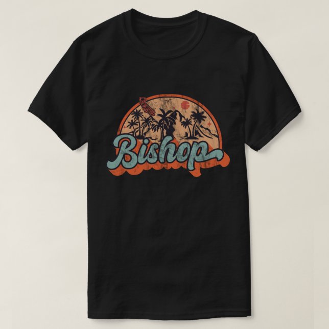 Camiseta Bispo, Califórnia (Frente do Design)
