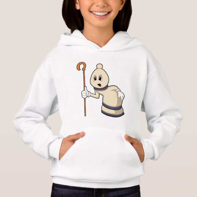 Camiseta Bispo de xadrez em xadrez (Frente)