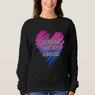 Camiseta Bissexuais Não São Orgulho De Coração Confundida